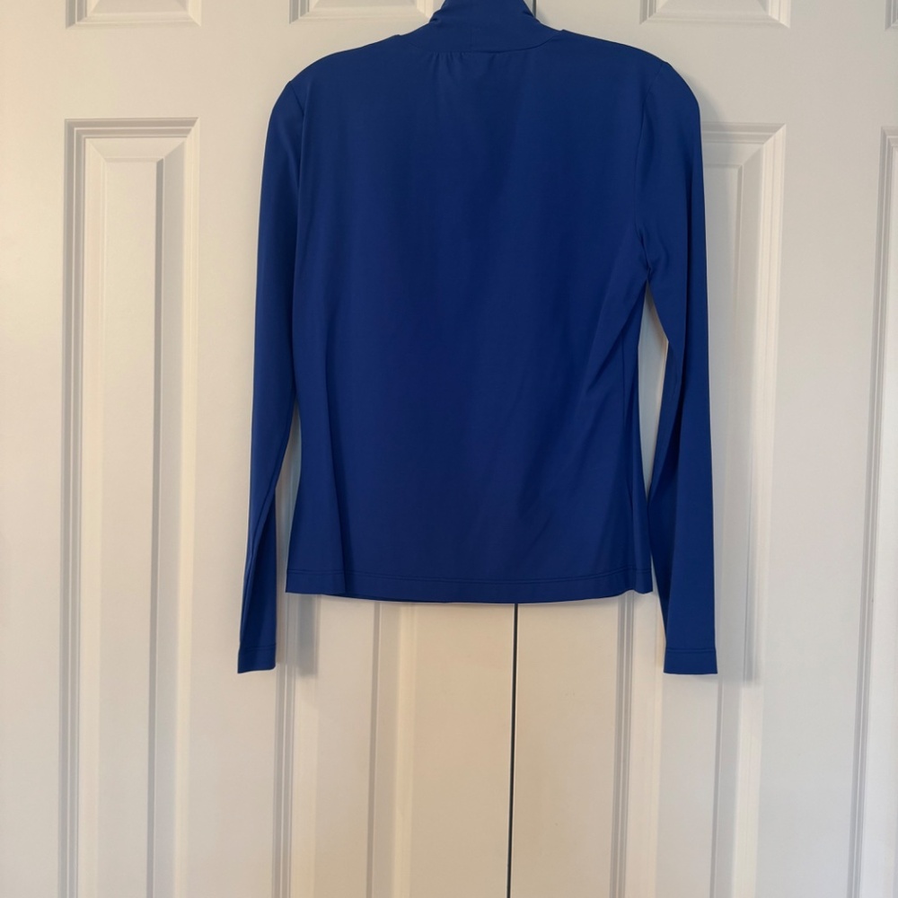 St. John royal blue top - Picture 2 of 2